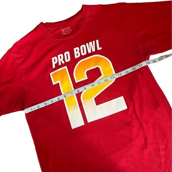 MENS PRO LINE Brady Graphic Red Tee Shirt M - Picture 6 of 7
